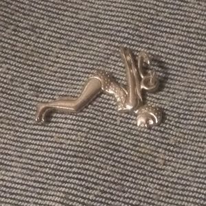 Vintage Sterling Swim Girl Charm